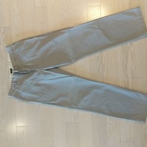 JCrew gray pants 36/34 but fit more like a 35 waist with tailor cut.